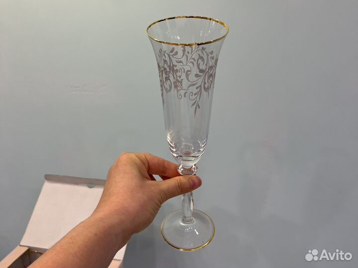 Бокалы для шампанского bohemia 6 шт