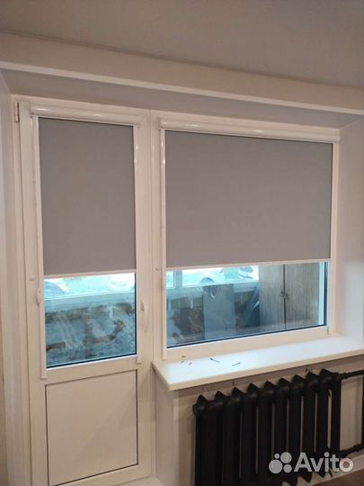 Рулонные шторы, жалюзи, установка