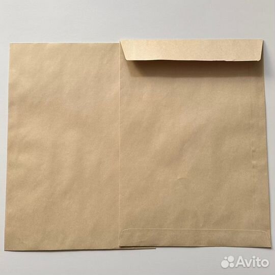 Конверт формата А4 крафт конверт