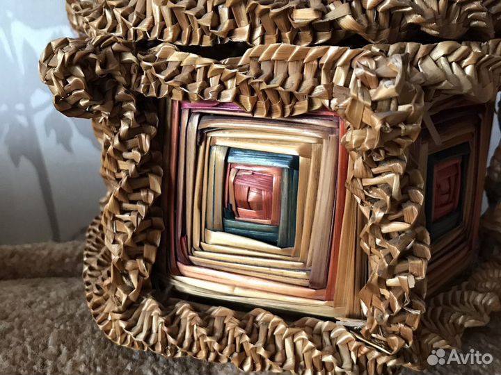 Корзинка старинная ручной работы