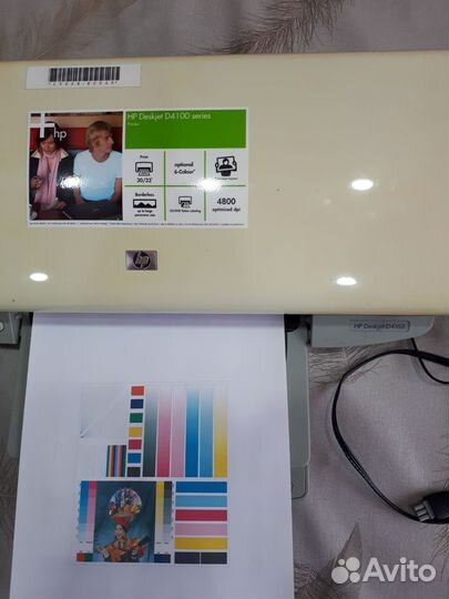 Цветной струйный принтер hp Diskjet D 4163