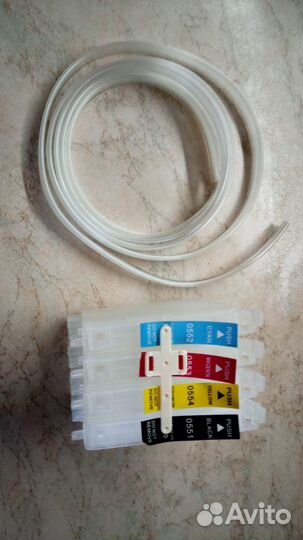 Блок картриджей для снпч Epson 4цветный