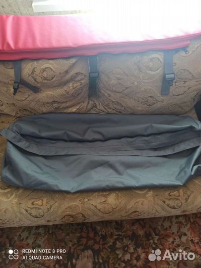 Мягкая накладка на сиденье с сумкой для лодки пвх