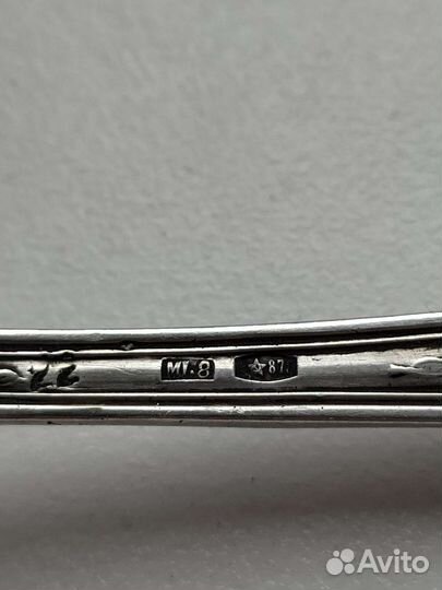 Набор чайных серебряных ложек 65р/г