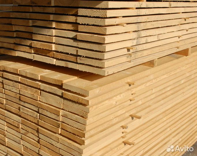 Доска сосна, идеальная геометрия, 40х150мм