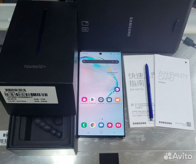 Samsung Note 10 plus Snapdragon 2 sim гонконг