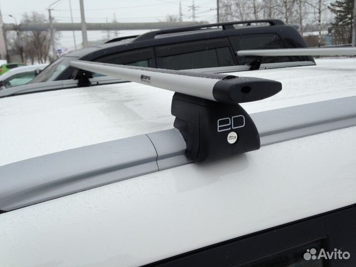 На интегрированные рейлинги багажник аэрокрыло