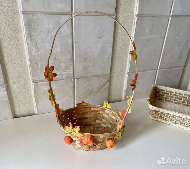 Корзинка плетеная
