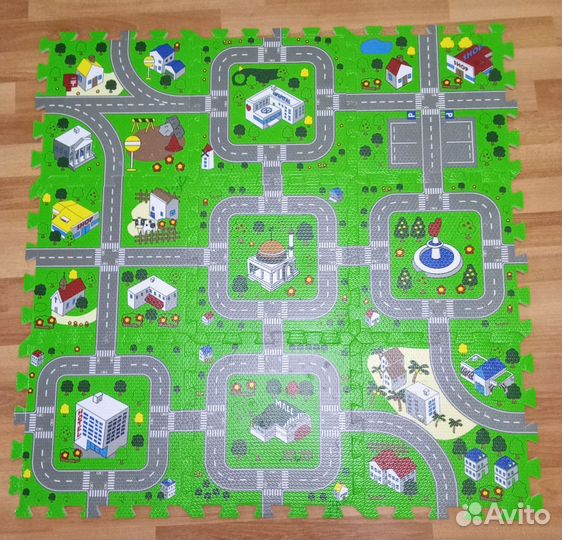 Коврик-пазл детский