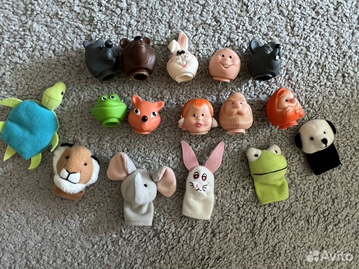 Сортеры, кукольный театр на пальчики