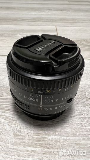 Объектив nikon 50mm 1:1.8D af