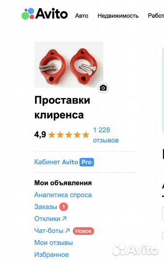 Проставки для увеличения клиренса Хонда R199