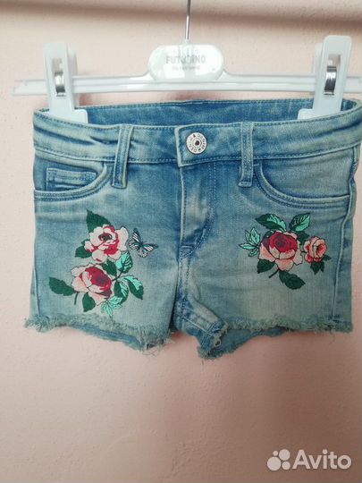 Джинсовые шорты H&M, размер 98