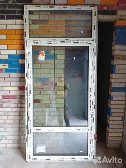 Дверь пластиковая пвх входная теплая