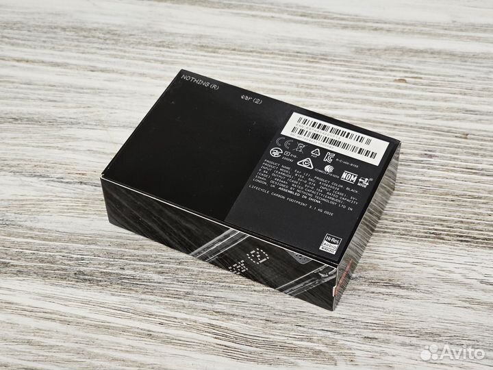 Nothing Ear (2) Black. Черные наушники