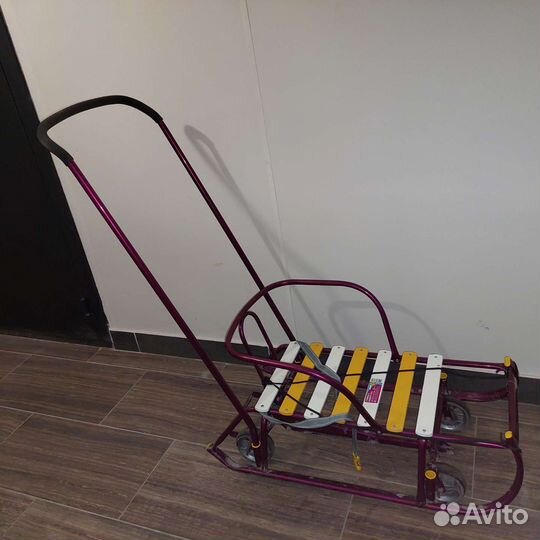 Детские санки с колесами