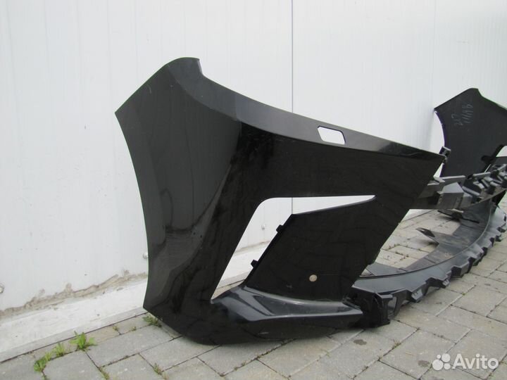 Lexus LX570 LX450d бампер передний черный 2015+