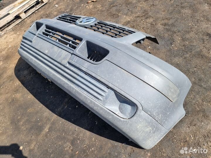 Передний бампер Vw Transporter T5 дорест в сборе
