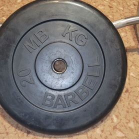 Блин для штанги 20 кг Barbell