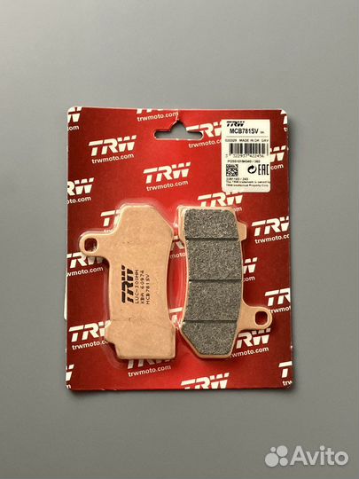 Тормозные колодки TRW MCB781SV