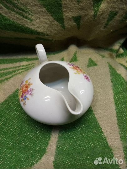 Сливочник, молочник дулево букет цветы СССР