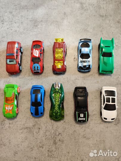 Машинки Hot wheels 10шт