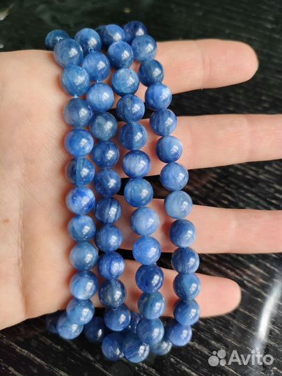 Кианит натуральный 8 мм