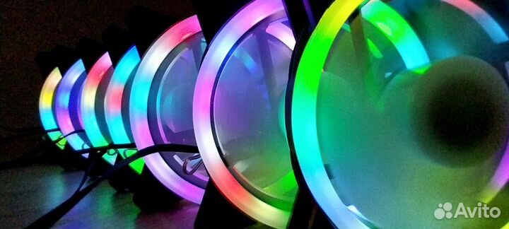 RGB Кулер вентилятор для пк 120