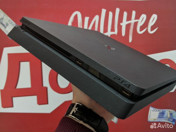 Игровая приставка Sony PS4 Slim 500Gb + игры