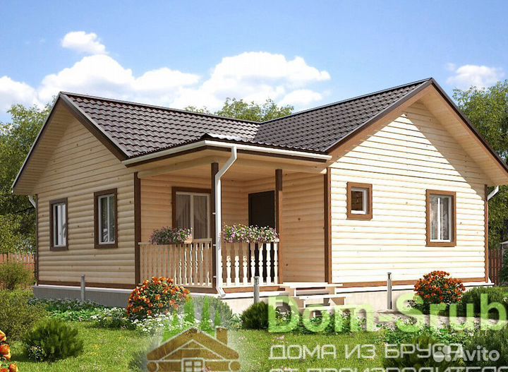 Гаврилов Ям. Дом из бруса Д-1 (9х9). Строим в Срок