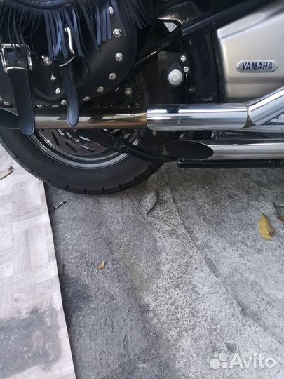 Выхлопная система на Ямаха xvs 1100 Drag Star