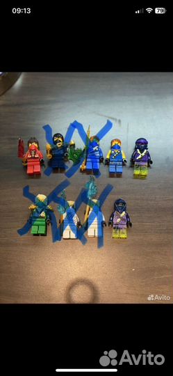 Lego ninjago минифигурки