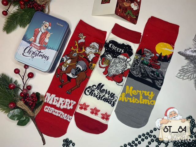 Носки новогодние