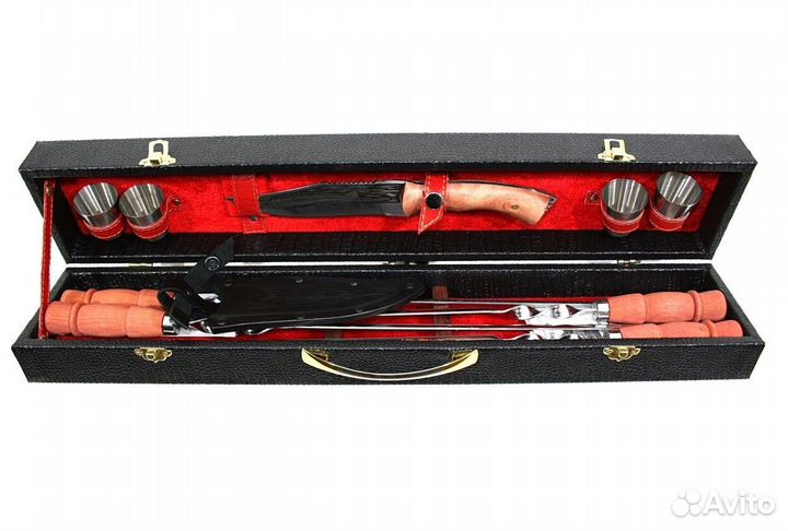 Шашлычный набор - Кизляр №38 черный