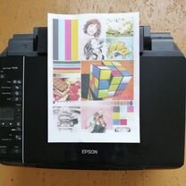 Цветной принтер Мфу epson tx210