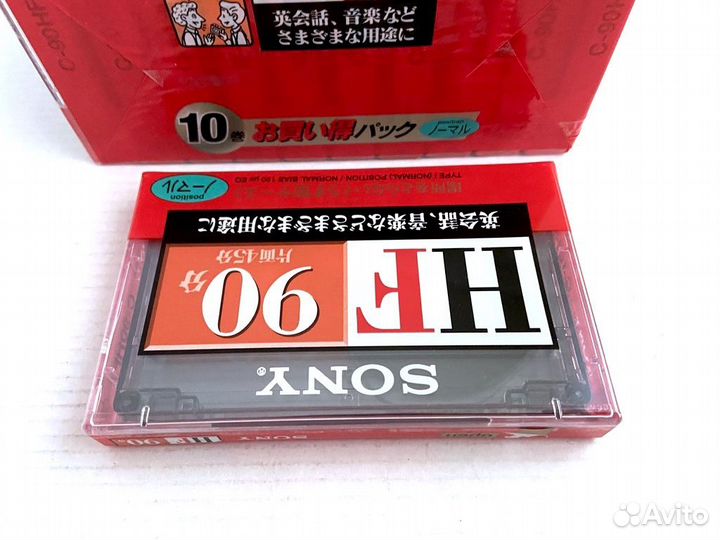 Аудиокассеты кассеты Sony HF 90 - 2001 г