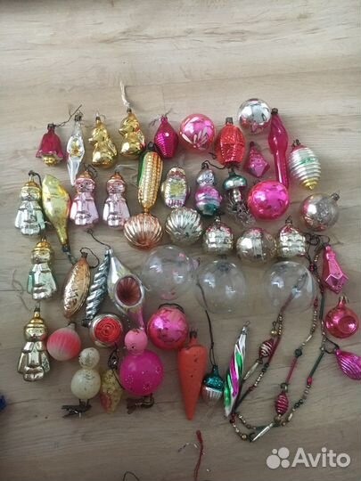 Елочные игрушки СССР