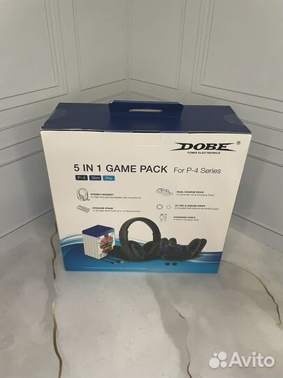 Новый набор аксесуаров PS4 Game pack 5 в 1