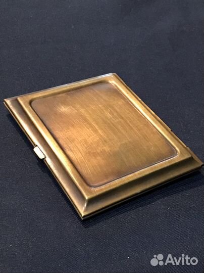 Портсигар латунный