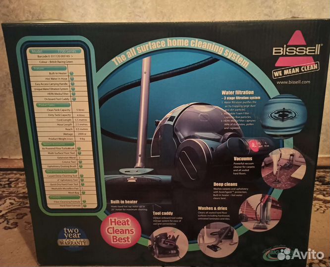 Моющий пылесос bissell