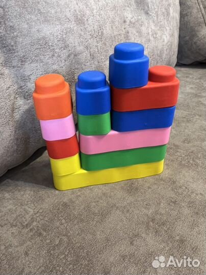 Мягкие кирпичики,кубики детский конструктор
