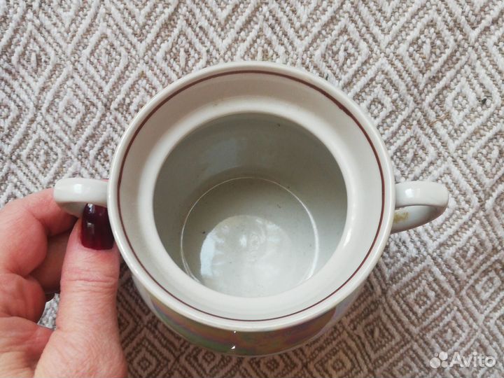 Сахарница фарфор СССР без крышки