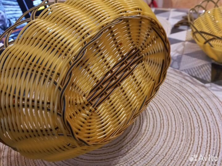 Корзина для хранения плетёная хлебница