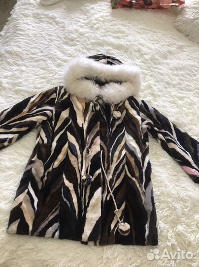 Норковая шуба на 5-8 лет