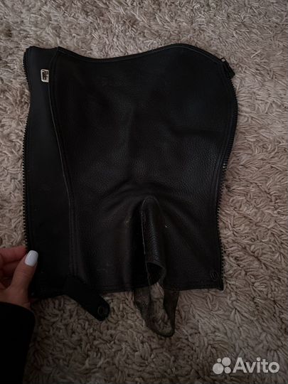 Краги кожаные