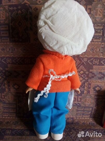 Кукла Поваренок 1970-80, редкая 33см