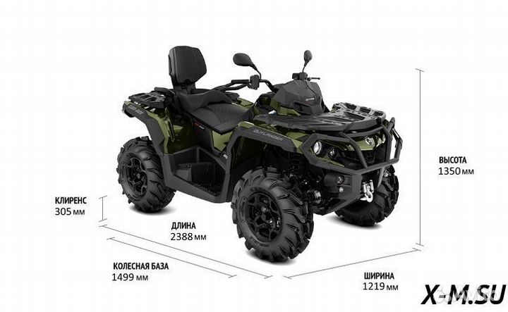 Квадроцикл BRP CAN-AM outlander MAX XU+ T 650