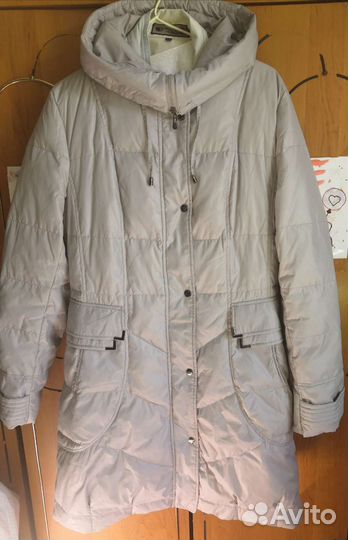 Пуховик женский длинный 52 54