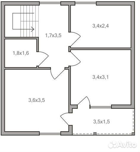 Каркасный дом 104 кв.м с коммуникациями 77-437