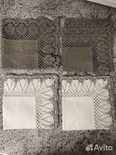 Салфетки для сервировки стола лен 100